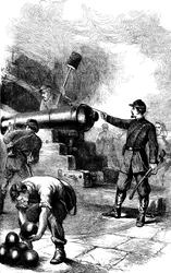 Défense du Fort Sumter, Caroline du Sud, 1861
