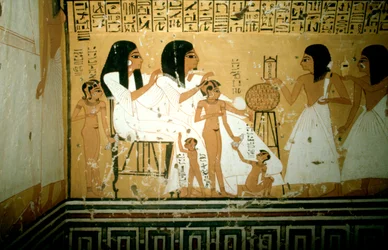 Deir el-Médineh, Louxor, Thèbes, Égypte, XXe siècle
