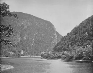 Delaware Water Gap, comté de Monroe, Pennsylvanie, vers 1897