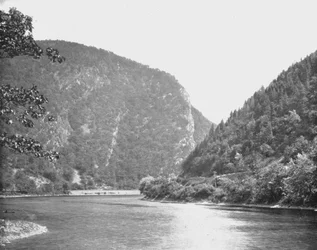 Delaware Water Gap, comté de Monroe, Pennsylvanie, USA, c1900