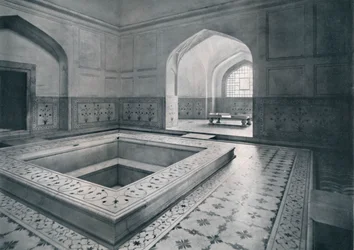 Delhi. Bains royaux dans le palais, vers 1910