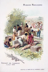 Départ de Loango, juillet 1896