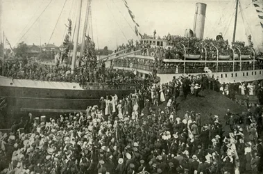 Départ du contingent victorien B.C., vers 1914, 1919