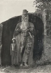 Selon la tradition, statue de Parakrama Bahu I, le Grand 1164-1197 après J.-C., Polonnaruwa, 192