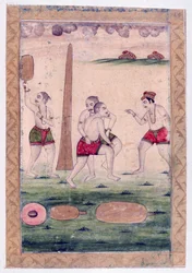 Desakha Ragini, Album Ragamala, École du Rajasthan, 19ème siècle