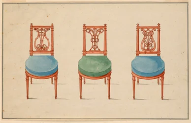 Conception pour trois chaises