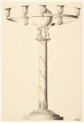 Conception pour un chandelier