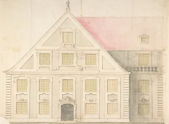Conception pour une façade de maison, 18ème siècle