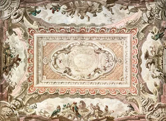 Conception pour une peinture de plafond, Pays-Bas