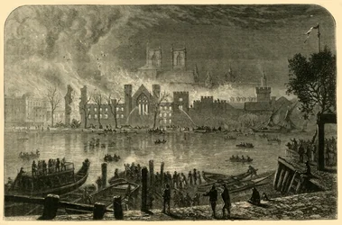 Destruction des anciennes Chambres du Parlement, 16 octobre 1834, 1881