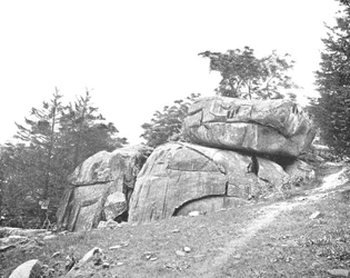 Devils Den, Gettysburg, Pennsylvanie, USA, vers 1900