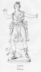 Diane, vers 1850