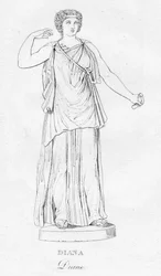 Diane, vers 1850
