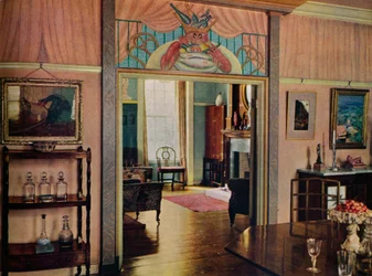 Salle à manger conçue par C. Maresco Pearce, 1941