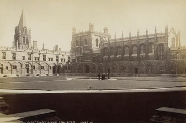 Salle à manger, Christ Church College, Oxford, Oxfordshire, fin 19ème ou début 20ème siècle