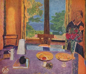 Salle à manger sur le jardin - Intérieur, 1937