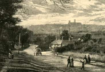 Vue lointaine de Lincoln, 1898