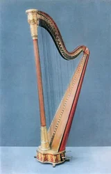 Harpe à double pédale fabriquée par Erard Frères, Paris, milieu du XIXe siècle, 1948