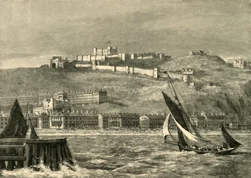 Douvres, depuis la mer, 1898