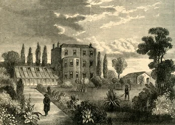 Maison du Dr Lettsom, Grove Hill, vers 1878