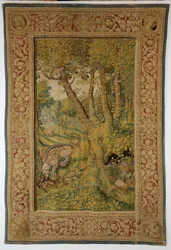 Dragon mangeant des œufs Tapisserie, milieu du XVIIe siècle
