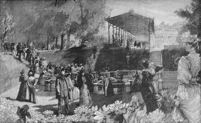 Boire les eaux à Homburg, 1900