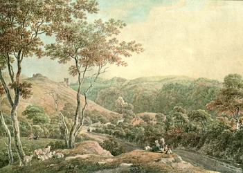 Château de Drusllwyn, Caermarthenshire, vers 1900