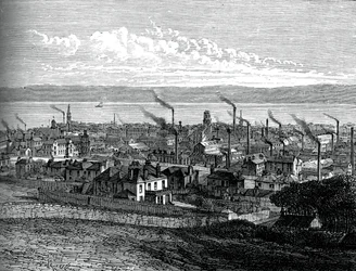Dundee, Écosse, vers 1880