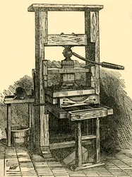 Duplicata de la presse de Franklin, 1881