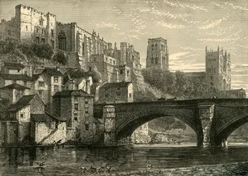 Durham depuis la rivière, 1898
