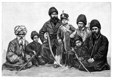 Chefs Durrani, Afghanistan, 1895