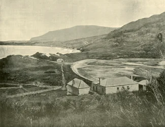 Eagle-Hawk Neck, péninsule de Tasman, 1901