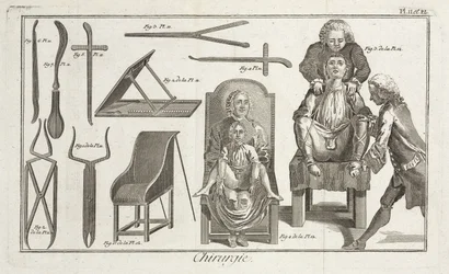 Chirurgiens et patients de l