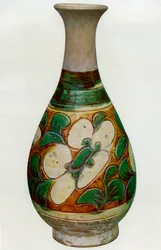 Vase en terre cuite, chinois, dynastie Tang, 618-907, 1925
