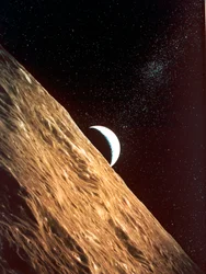 Lever de Terre vu de la surface de la Lune, Mission Apollo, 1969