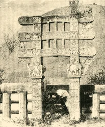 Porte Est du Grand Stupa de Sanchi, 1890