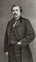 Edmond de Goncourt, auteur français, 1868