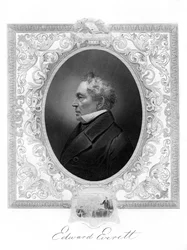 Edward Everett, homme politique du Parti Whig américain du Massachusetts, 1862-1867
