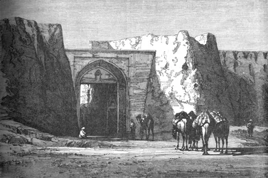 Eedgah, ou Porte Nord, Candahar, vers 1880