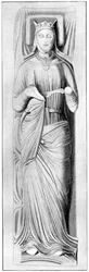 Effigie de la reine Éléonore, épouse d