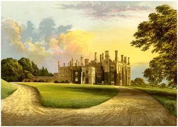 Maison Eggesford, Devon, maison du Comte de Portsmouth, c1880