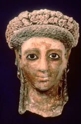 Tête égyptienne, 75-100 après J.-C.