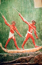 Relief peint égyptien d