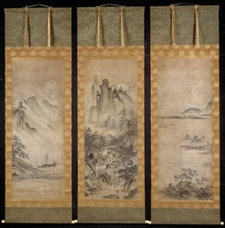 Huit Vues des Rivières Xiao et Xiang, 16e siècle