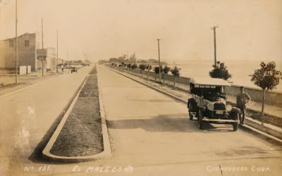 El Malecon, Cienfuegos, Cuba, vers 1910