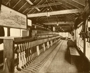 Cabine de signalisation électromécanique à Victoria, Southern Railway, 1930