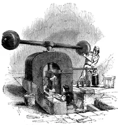 Presse à embosser, 1886
