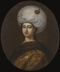 Emetullah Rabia Gülnus Sultan 1642-1715, favorite consort du sultan Mehmed IV, seconde moitié du 17e siècle