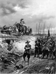 Guerres civiles anglaises : Oliver Cromwell 1599-1658 à la bataille de Marston Moor, 2 juillet 1644