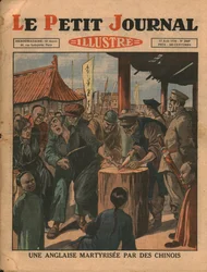 Anglaise martyrisée par les Chinois, 1930